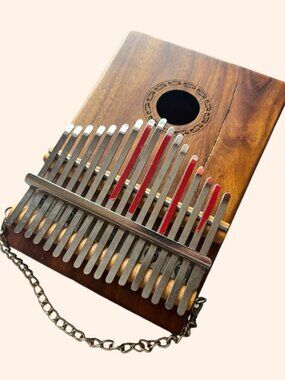 Wooden Kalimba Thumb Piano 17 Key Handheld Instrument | Acoustic Finger Piano